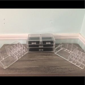 💄3 piece Makeup organizers!